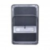 Xe đẩy hàng 4 bánh sàn thép phủ nhám ADVINDEQ HT-320
